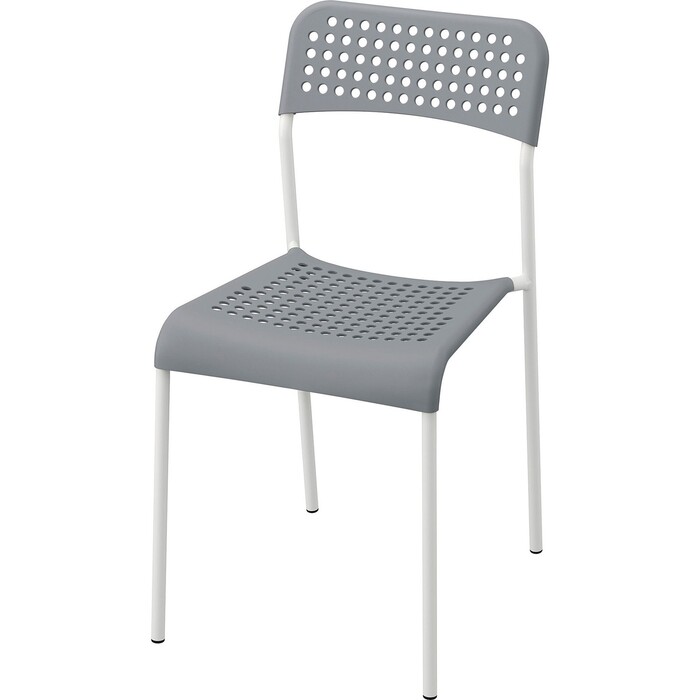 İkea - ADDE Sandalye Gri-Beyaz