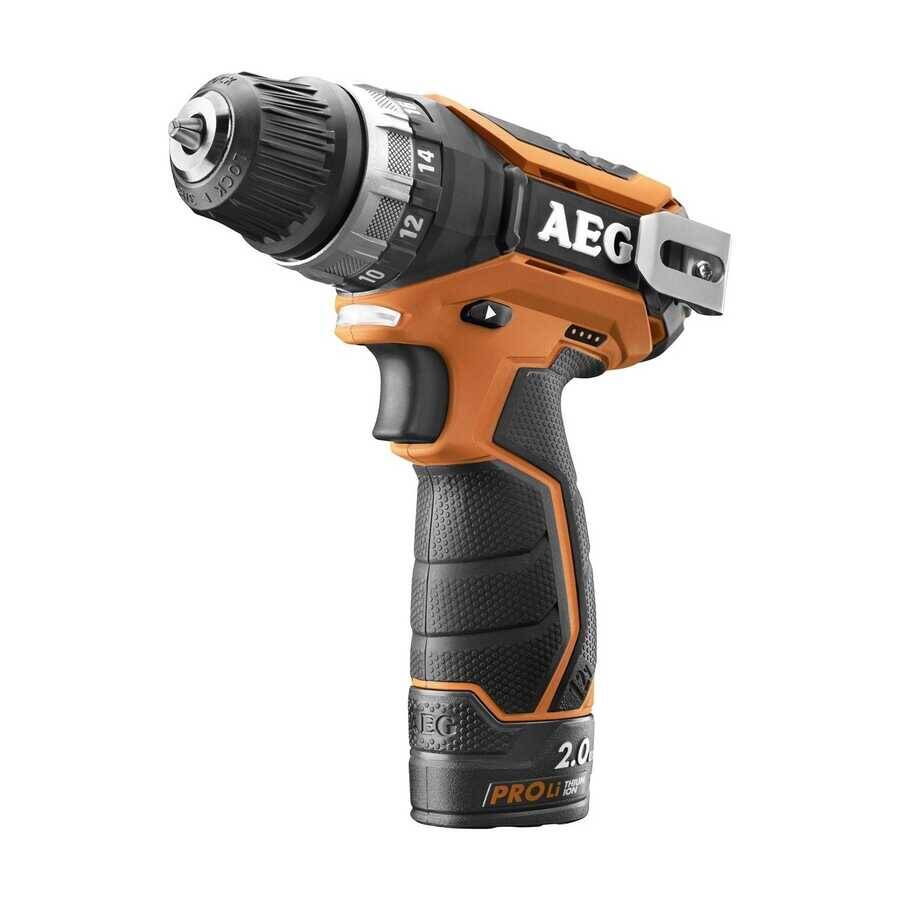 Aeg BS 12 C2 LI Çift Akülü Matkap (Lithium ion 12 V; 2.0 Ah)