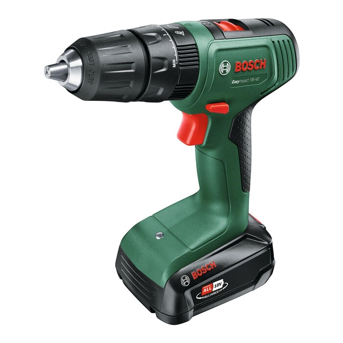 Bosch - Bosch Easyimpact 18V-40 2.0AH Tek Akülü Darbeli Delme Vidalama Makinesi