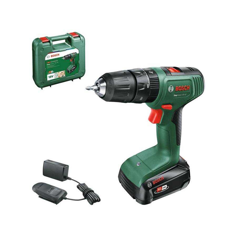 Bosch Easyimpact 18V-40 2.0AH Tek Akülü Darbeli Delme Vidalama Makinesi