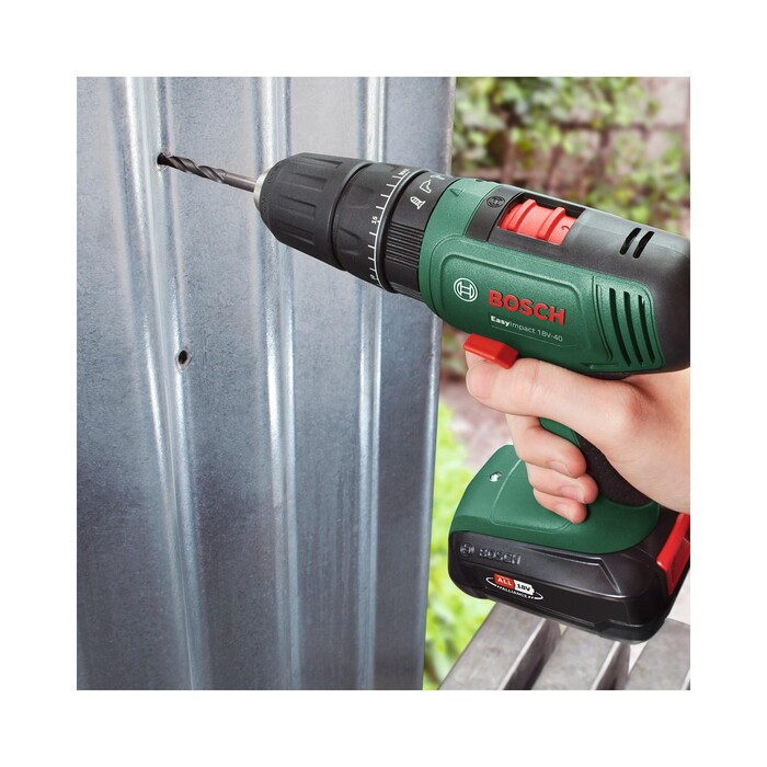 Bosch Easyimpact 18V-40 2.0AH Tek Akülü Darbeli Delme Vidalama Makinesi - Thumbnail