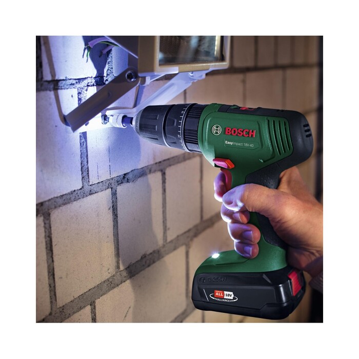 Bosch Easyimpact 18V-40 2.0AH Tek Akülü Darbeli Delme Vidalama Makinesi - Thumbnail