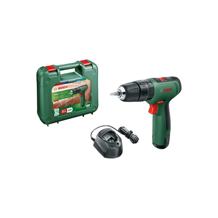 Bosch - Bosch Easyimpact Akülü Vidalama Matkap 1200 1,5 Ah Tek Akü