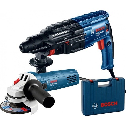 Bosch - Bosch Gbh 240 Profesyonel Kırıcı Delici + Bosch Gws 750-125 Profesyonel Avuç Taşlama Set