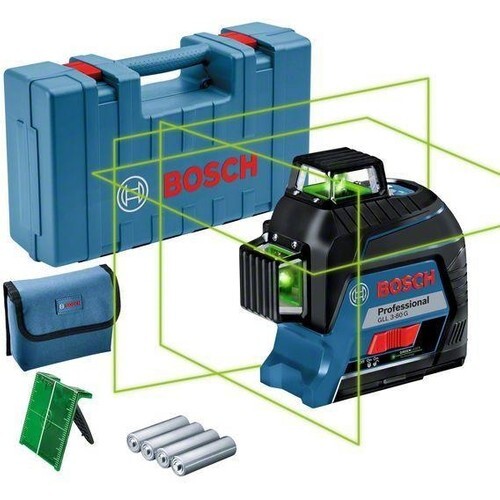 Bosch - Bosch Gll 3-80 G Yeşil 360 Derece Lazer Terazi