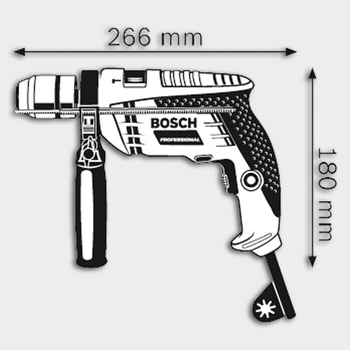 Bosch GSB-13RE Profesyonel 600W 13 mm Darbeli Matkap - Thumbnail