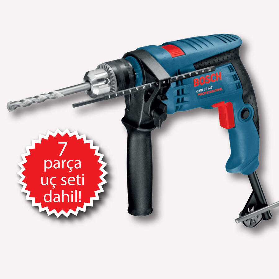 Bosch GSB-16RE Profesyonel 750W 18 mm Darbeli Matkap