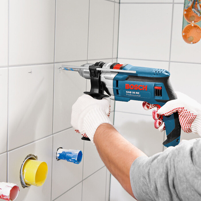 Bosch GSB-16RE Profesyonel 750W 18 mm Darbeli Matkap - Thumbnail