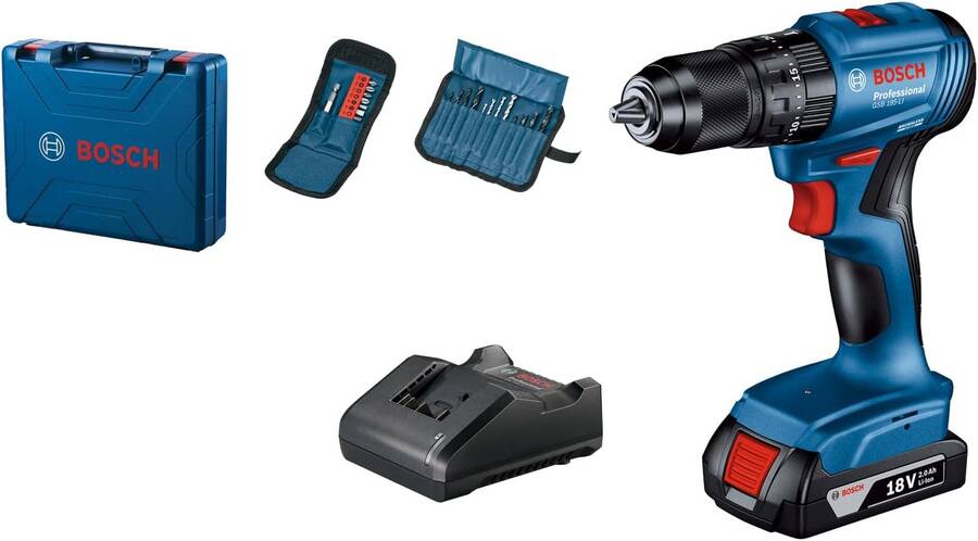 Bosch GSB 185-LI (1x2.0Ah) Darbeli Akülü Vidalama