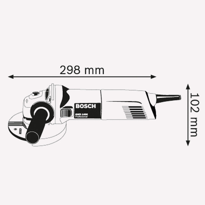 Bosch GWS 1400 Profesyonel Avuç Taşlama - Thumbnail