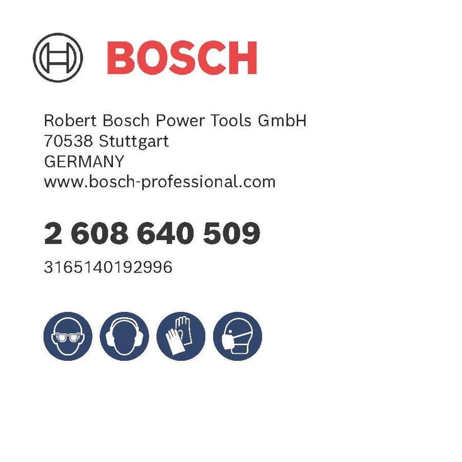 Bosch Professional Accessories - Standard For Serisi Çoklu Malzeme için Daire Testere Bıçağı 190 * 30 mm 54 Diş