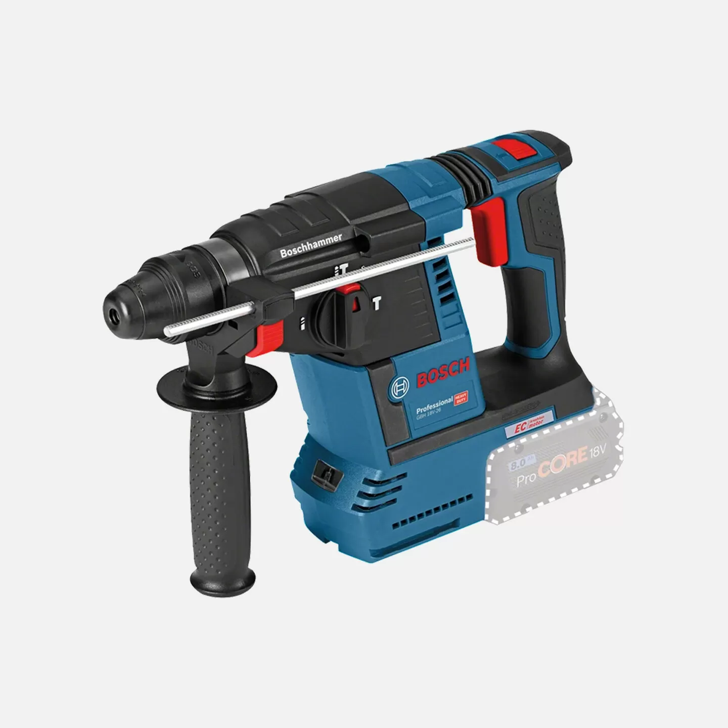 Bosch - Bosch Profesyonel GBH 18V Solo Akülü Kırıcı Delici