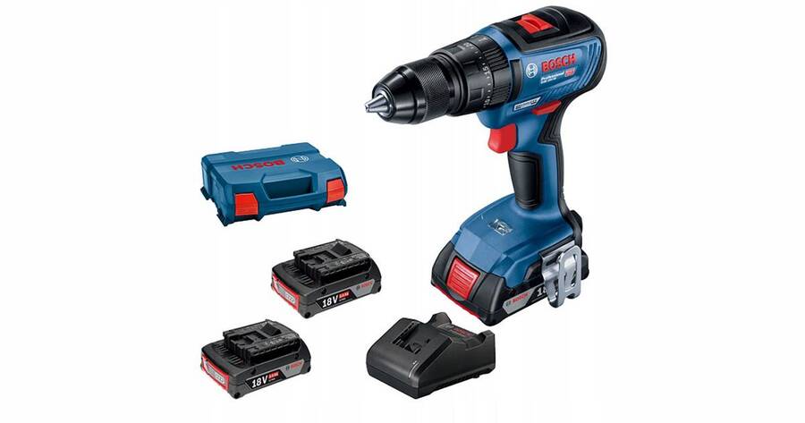 Bosch Profesyonel GSB-18V-50 18V 2 Ah Li-ion Darbeli 3 Akülü Vidalama