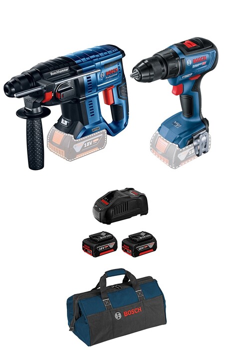 Bosch - Bosch Promix Gbh 180-li Solo+gsr 18v-50li Solo+başlangıç Seti+ Çanta