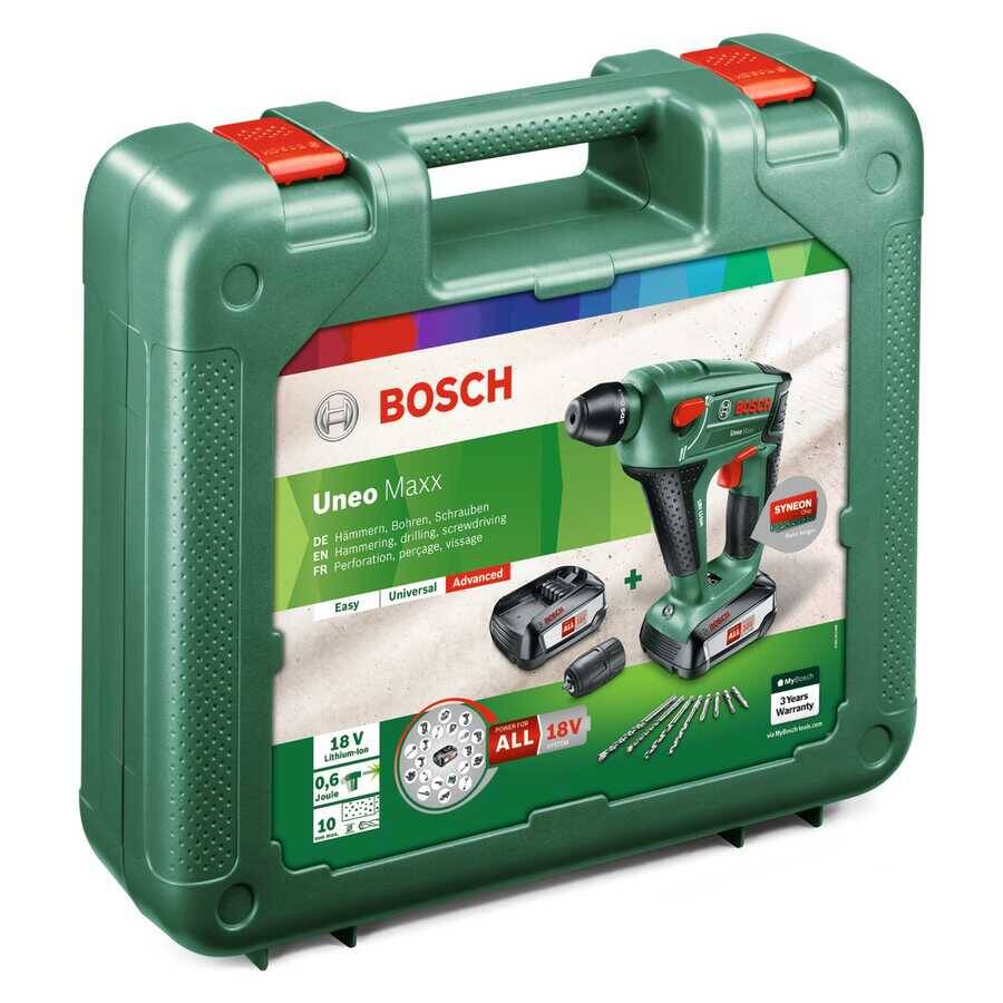 Bosch UNEO Maxx 18 V (2,5 Ah Çift Akü)