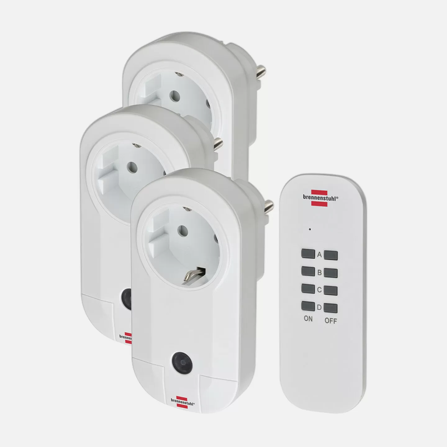  - Brennenstuhl RCS1000 Comfort 3'lü Uzaktan Kumandalı Priz Set
