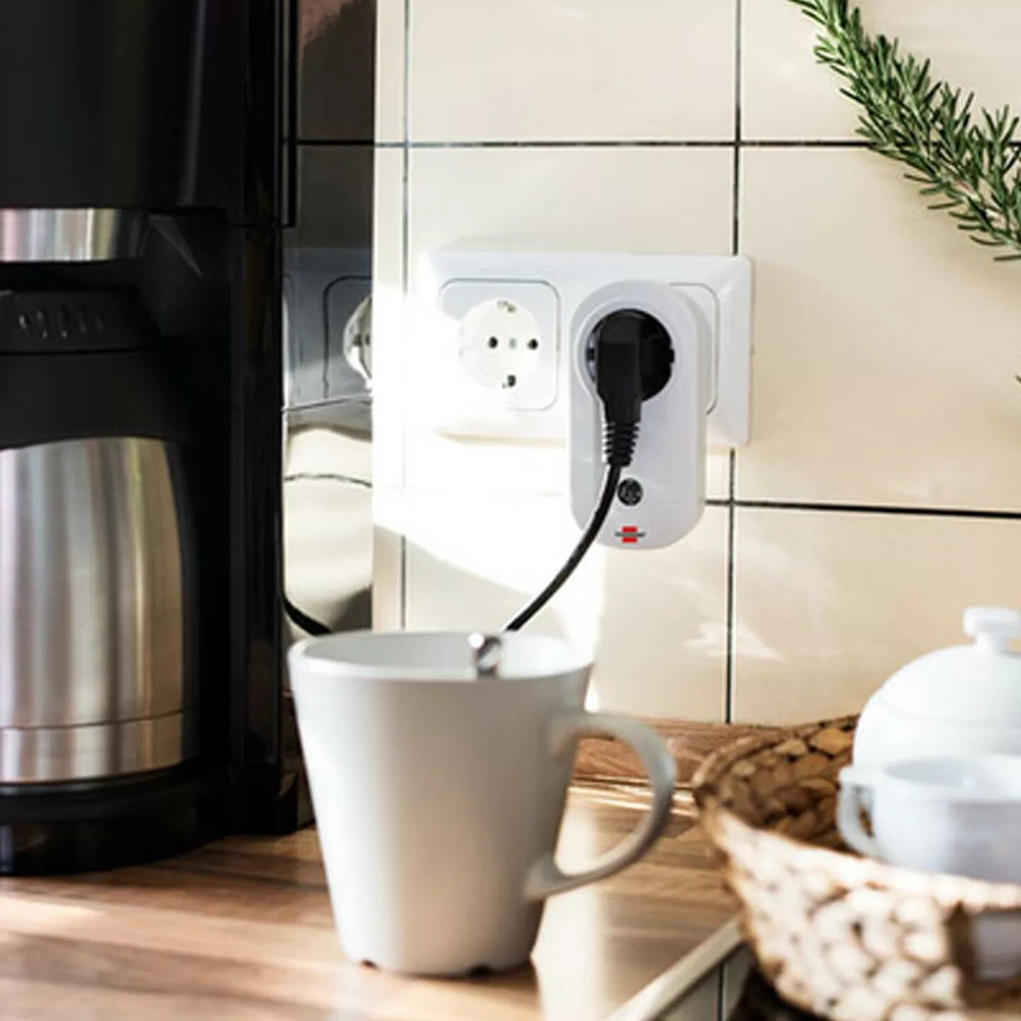 Brennenstuhl RCS1000 Comfort 3'lü Uzaktan Kumandalı Priz Set - Thumbnail