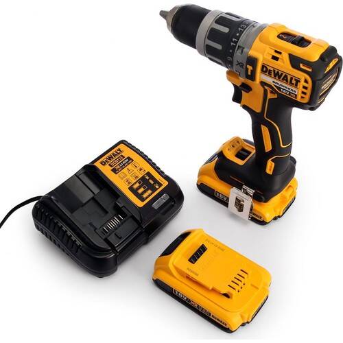 Dewalt DCD796D2-QW 18V/2.0Ah Li-ion Çift Akülü Kömürsüz Profesyonel Darbeli Matkap