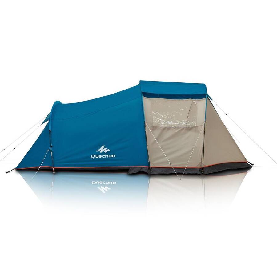 Direkli Kamp Çadırı 1 Odalı 4 Kişilik Mavi Beyaz - Arpenaz 4