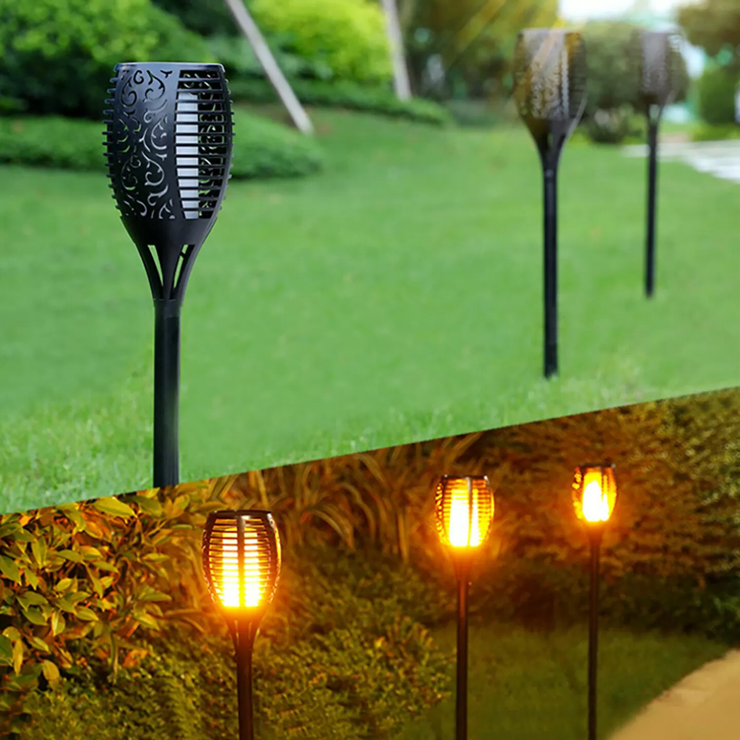 DLC Solar Meşale 12Led Efekt - Thumbnail