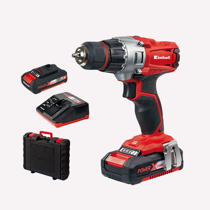 Einhell - Einhell TE-CD 18/2 Li Kit 18V 1.5Ah Li-ion Akülü Vidalama