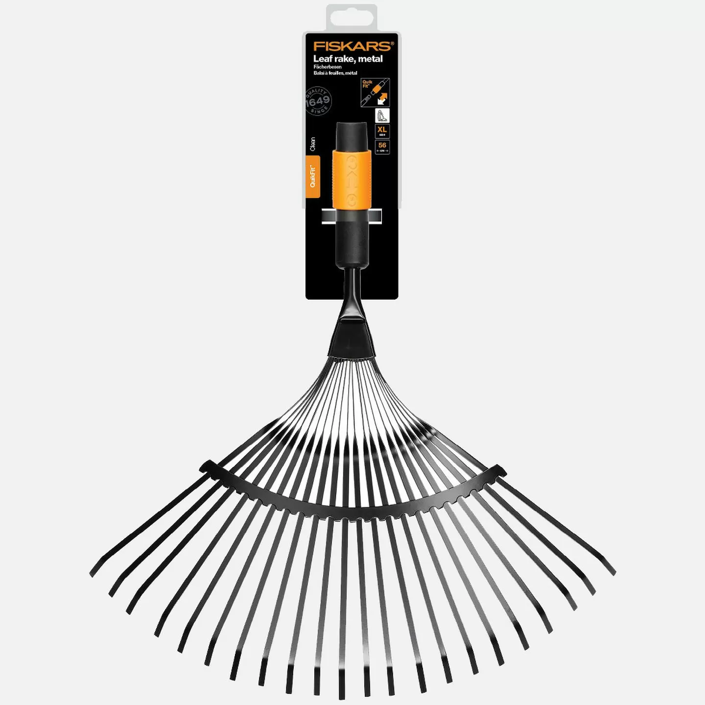 Fiskars - Fiskars Quickfit Yaprak Tırmığı Metal