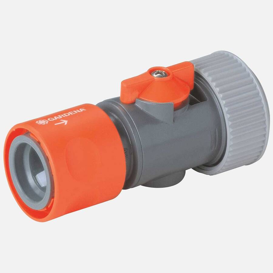 Gardena 2943-20 Vanalı Hortum Adaptörü 43558