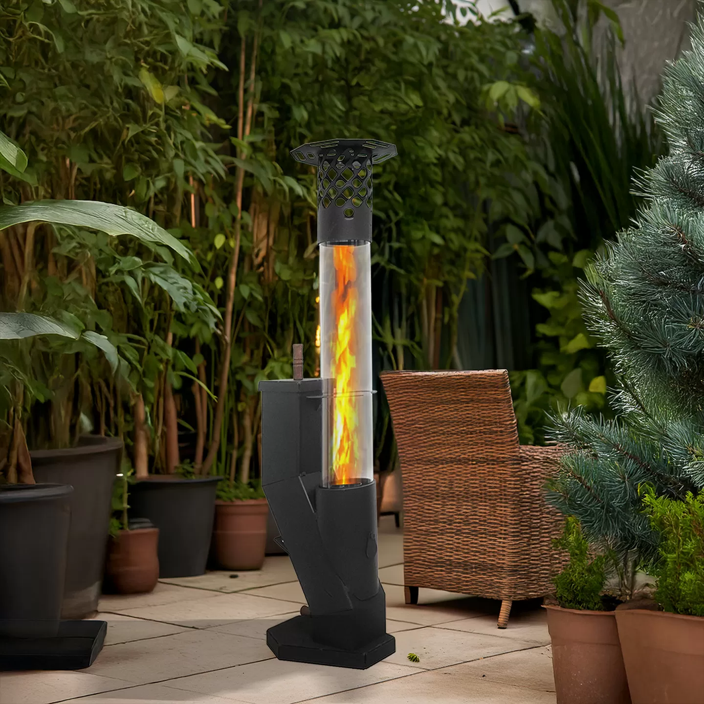 Grill Cup Pelet Sobası 50 cm - Thumbnail