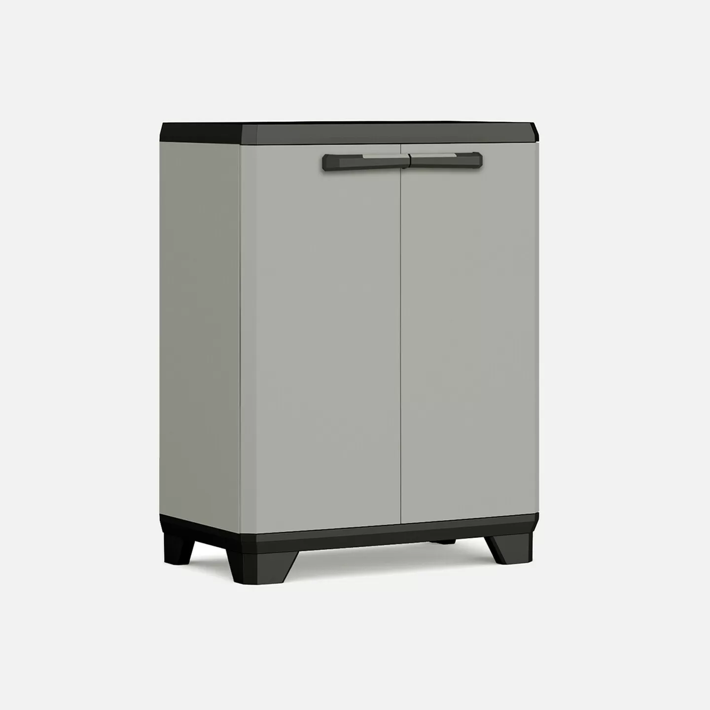 Keter - Keter Planet Base Kısa Tek Raflı Plastik Dolap 68x39x90 cm Antrasit