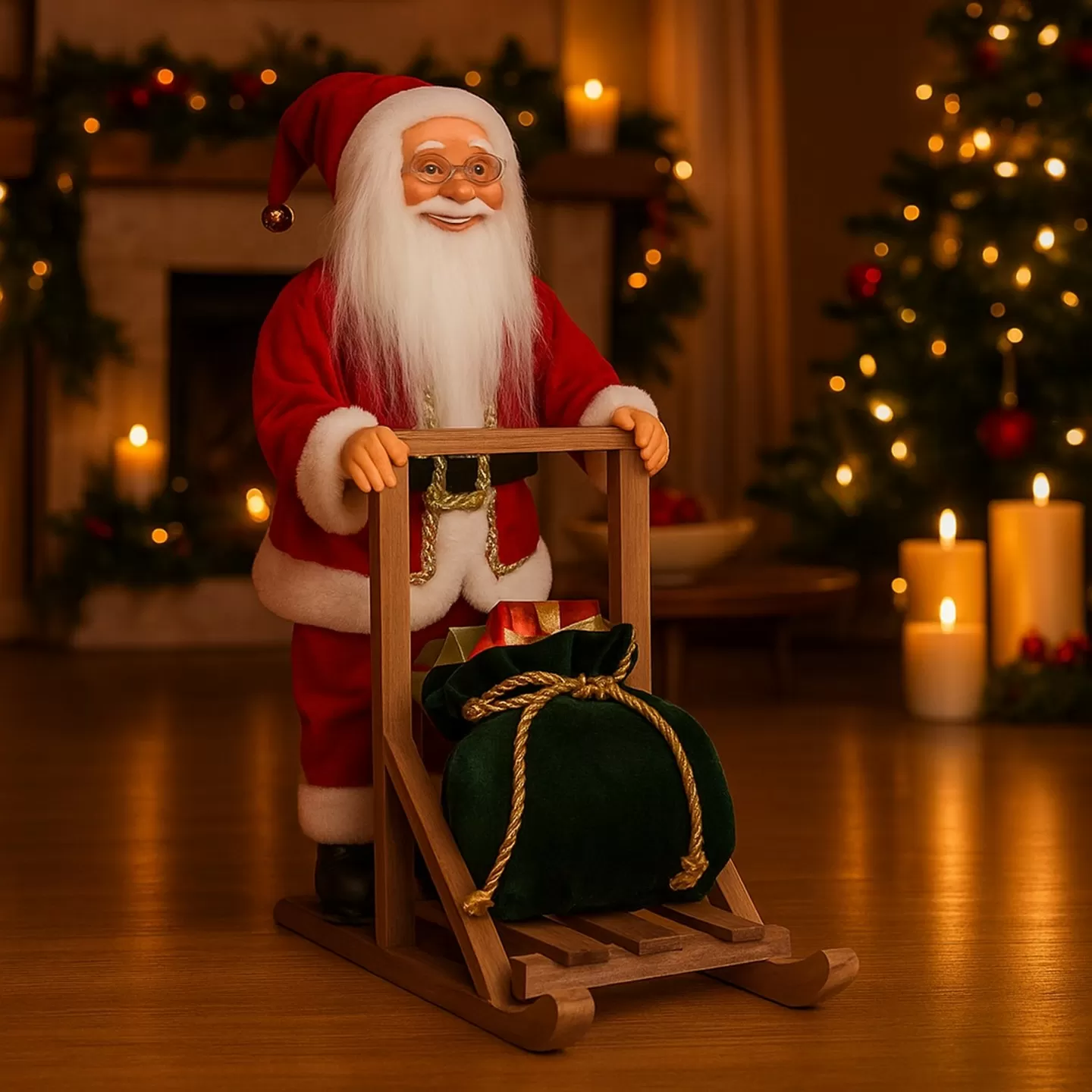 Kızakta Duran Noel Baba - Thumbnail