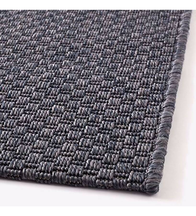 Koyu Gri 80x300 cm Halı IKEA Halı İç-Dış Mekan Modern