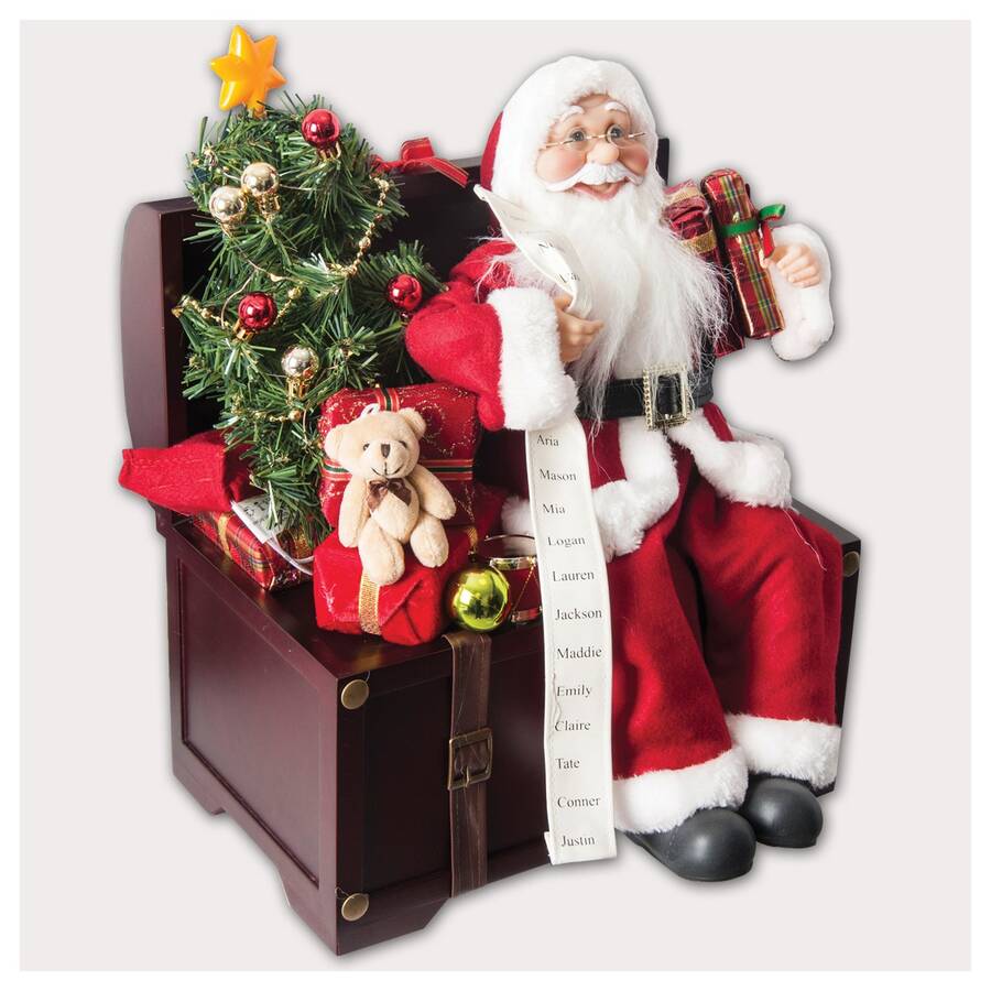 Loya Sandıklı Noel Baba Biblo 45CM