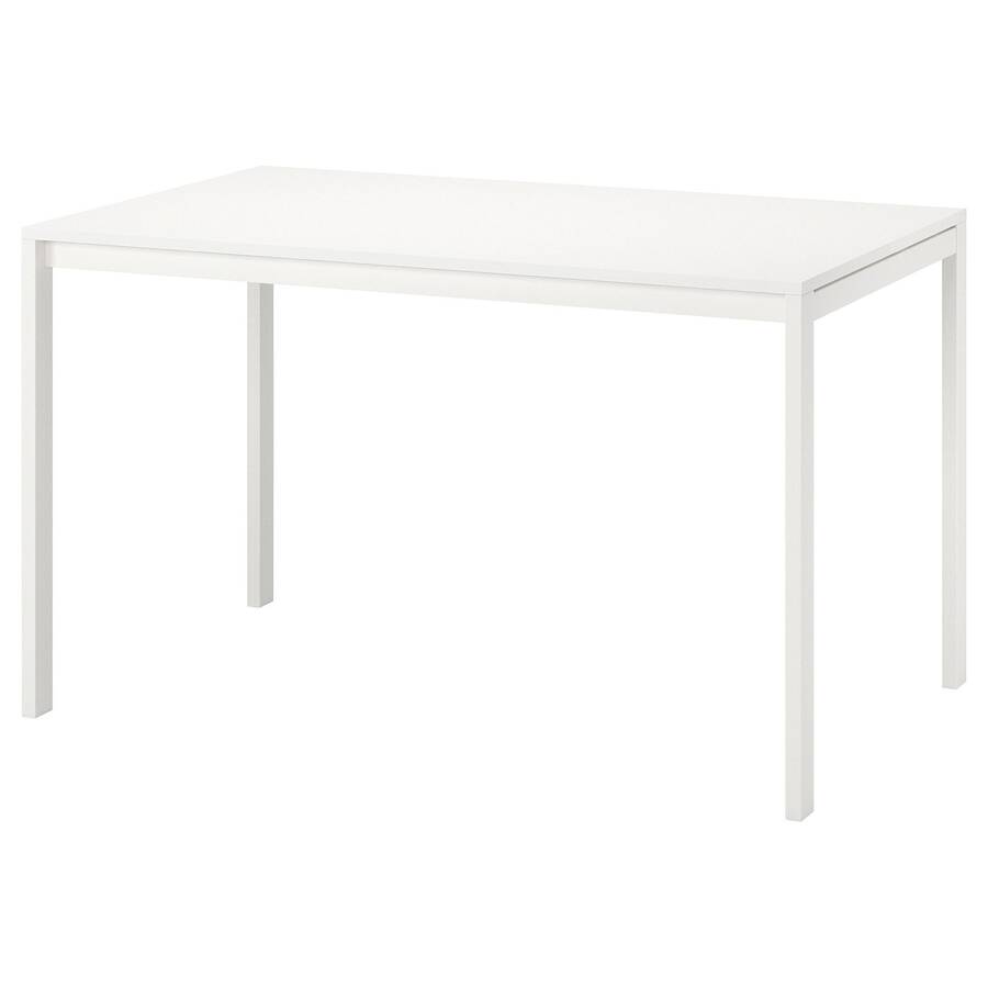Melltorp Mutfak Masası Beyaz 125x75 cm