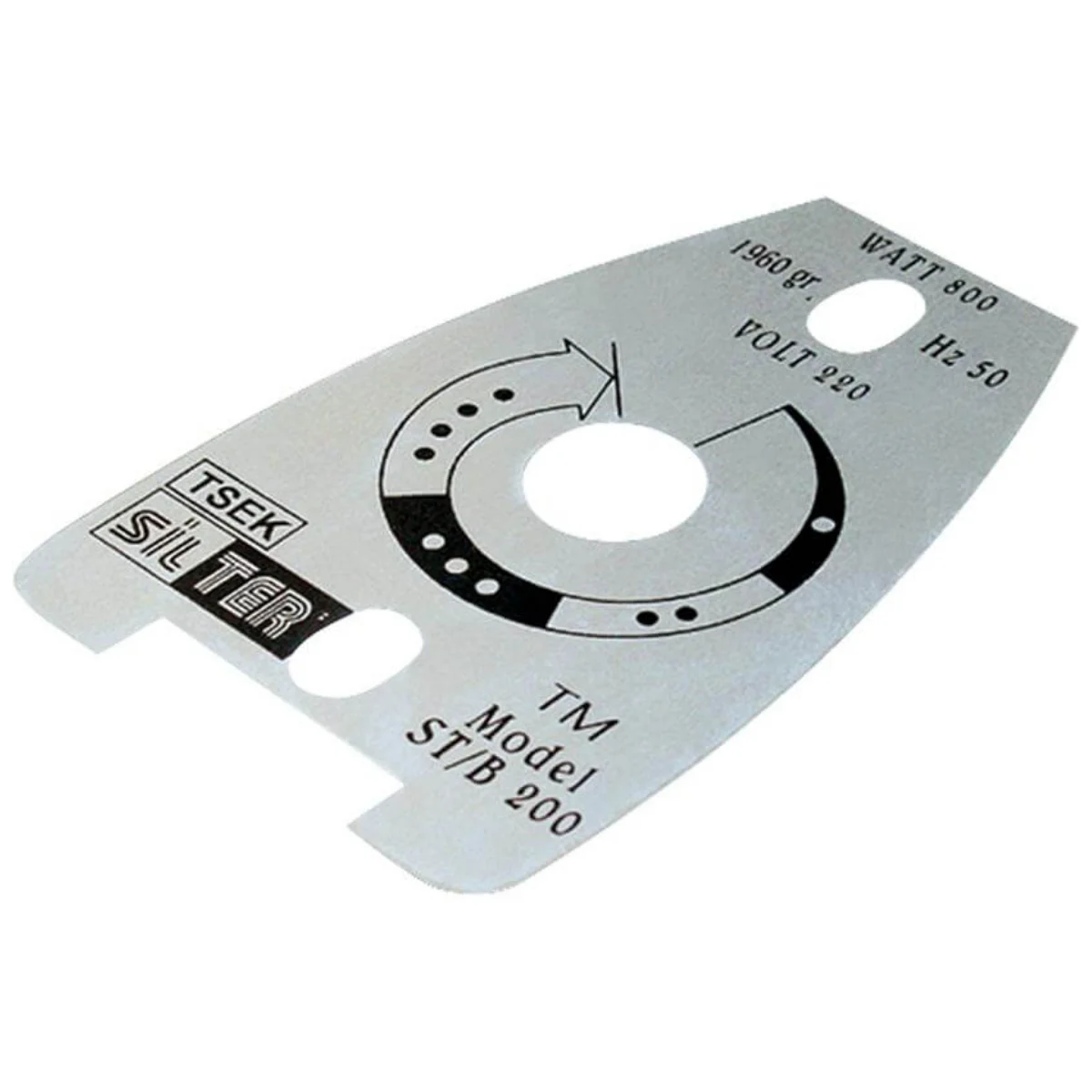 Silter - Silter SY AYT 00 Ayar Etiketi