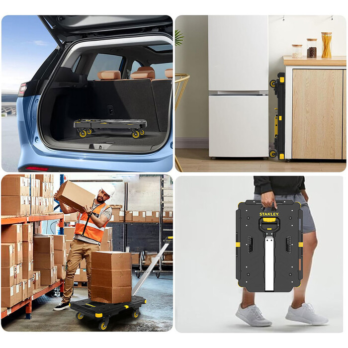 Stanley PC532B 137 Kg Dört Tekerli Çekme Kollu Yük ve Paket Taşıma Arabası - Thumbnail