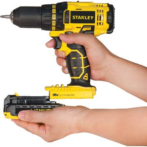 Stanley SCD201D2K Şarjlı Darbesiz Matkap