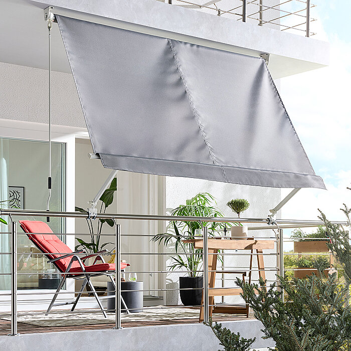 Sunfun Balkon Tentesi Açık Gri 245x245 cm - 2