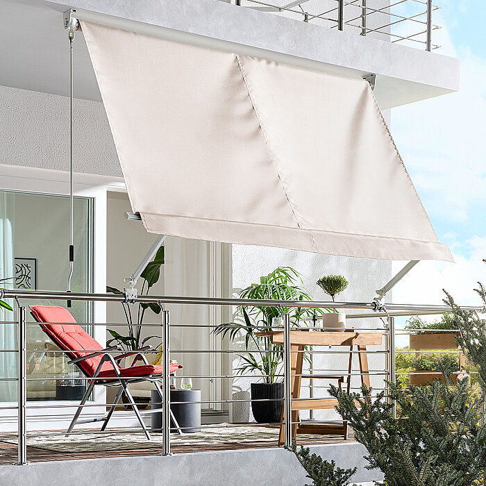 Sunfun Balkon Tentesi Bej 245x245 cm