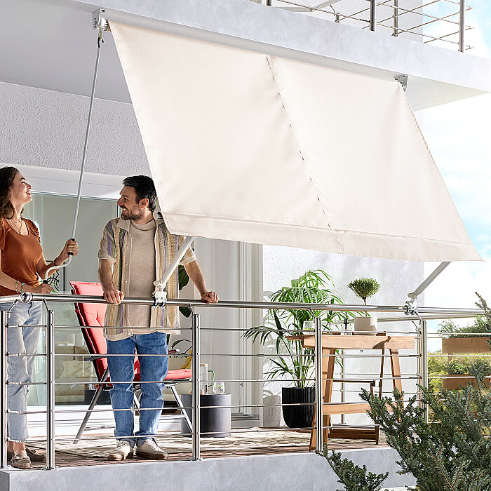 Sunfun Balkon Tentesi Bej 245x245 cm - 3