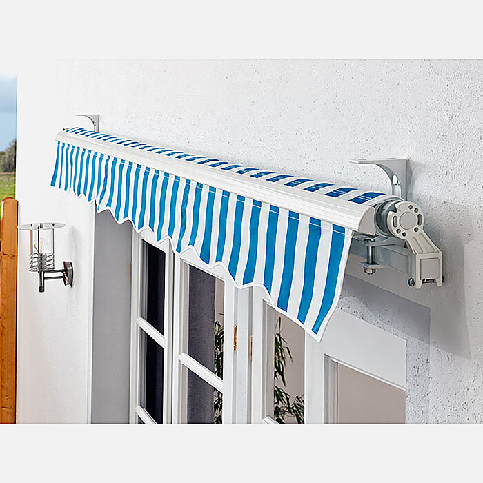Sunfun Polyester Tente Mavi-Beyaz 300x200 cm - 5