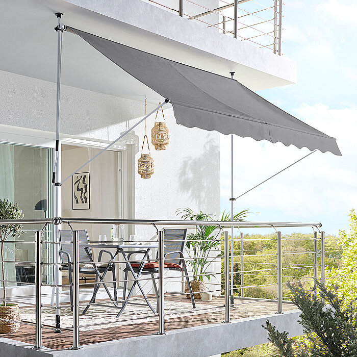 Sunfun Teleskopik Tente Gri 300x130 cm - 2
