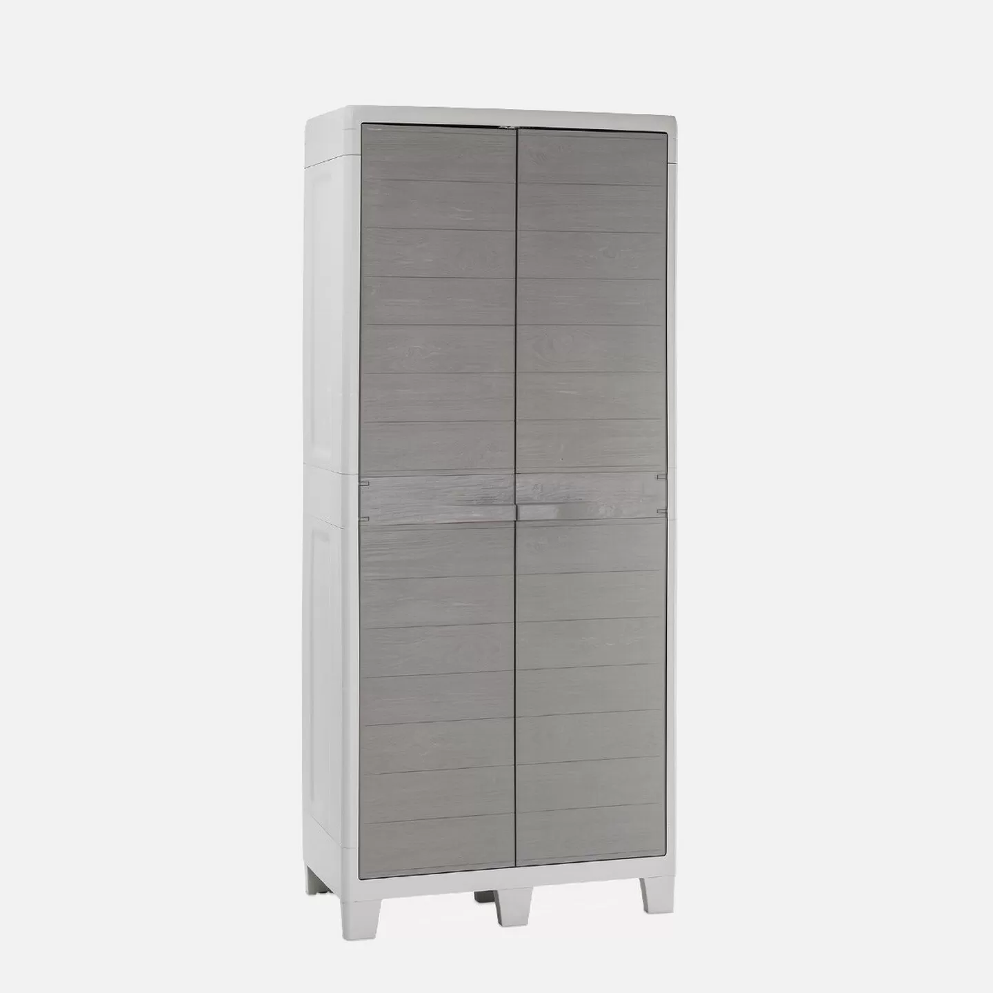 TooMax - Toomax Woody's XL 4 Raflı Plastik Dolap Antrasit