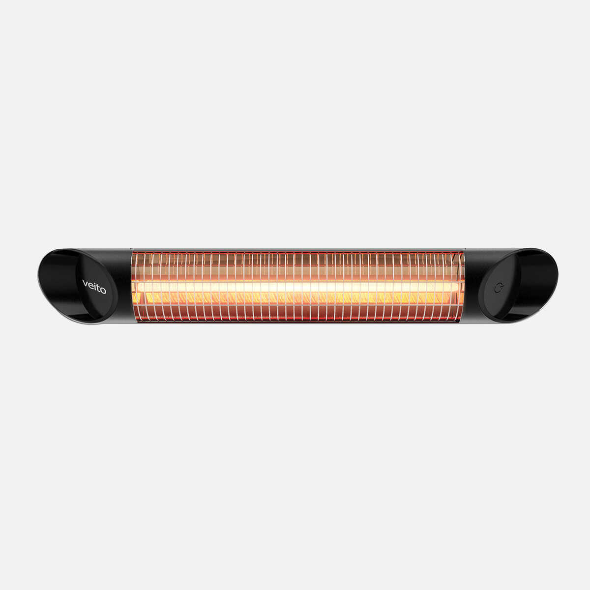  Veito Infrared 2500w Blade S Duvar Tipi Isıtıcı Siyah