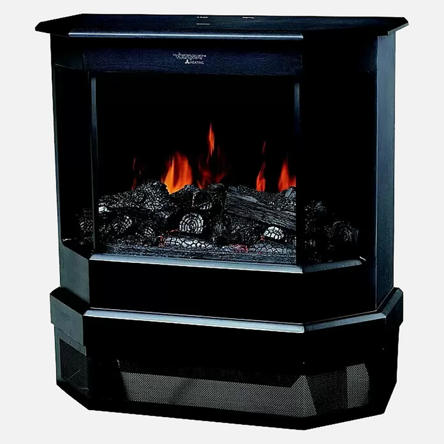 Voltomat 1850W 2 Kademeli Elektrikli Şömine Siyah