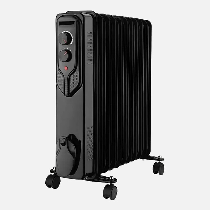 Voltomat - Voltomat 2500W 11 Dilim Yağlı Radyatör Siyah