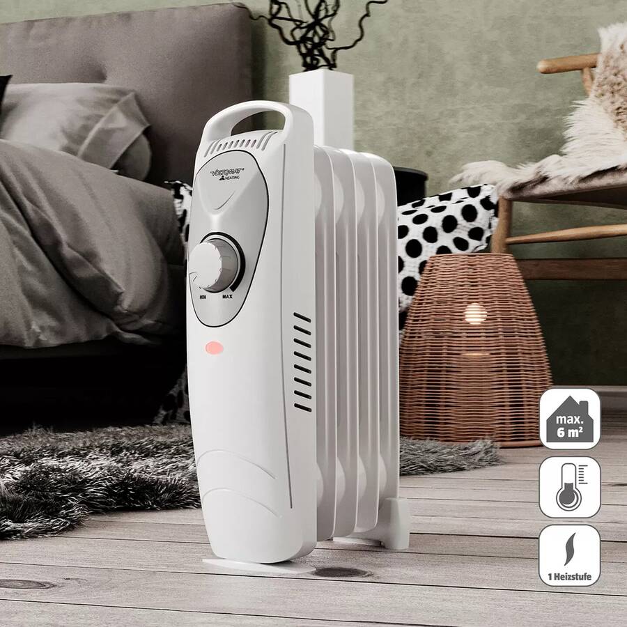 Voltomat 600W 5 Dilim Elektrikli Mini Radyatör