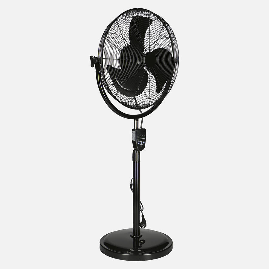 Voltomat Ayaklı Vantilatör 100W Siyah Uzaktan Kumandalı