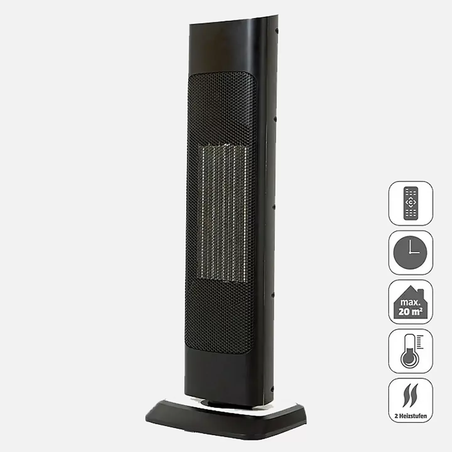 Voltomat - Voltomat PTC-2065L 2 Kademeli Seramik Fanlı Isıtıcı 2000W