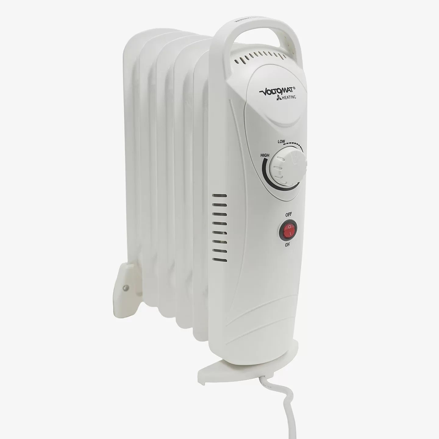 Voltomat Termostatlı 800 W 6 Dilim Yağlı Radyatör Beyaz Voltomat Termostatlı 800 W 6 Dilim Yağlı Radyatör Beyaz